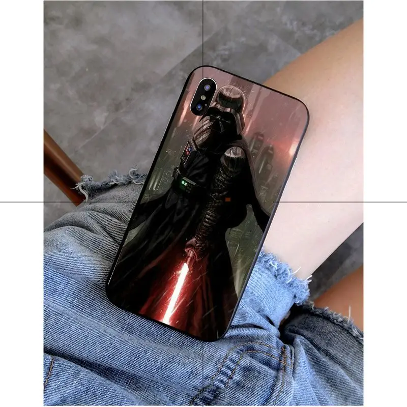 A2 Babaite Darth vader star wars умный чехол черный мягкий чехол для iPhone X XS MAX 6 6s 7 7 plus 8 8 Plus 5 5S SE XR - Цвет: A2