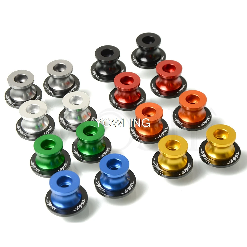Для KTM 125 200 250 390 690 790 1290 Duke RC390 маятник Слайдеры Катушки M10 поворотный кронштейн заднего Поворотная педаль 10 мм винтов