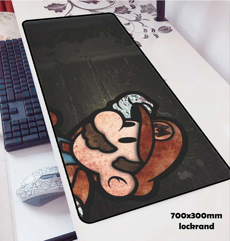 Коврик для мыши mario locrkand коврик notbook компьютерный 70x30 см игровой геймер клавиатуры