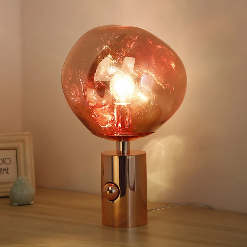 Высокая Реплика современный дизайн Томс Медная настольная лампа спальня tafellamp