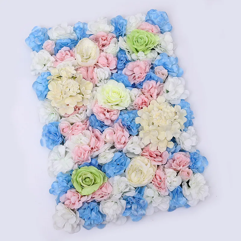 

24*16inch Artificial Silk Rose Flower Wall Decoration Silk Hydrangea Wedding Decoration Backdrop Wedding Party Table Decoration