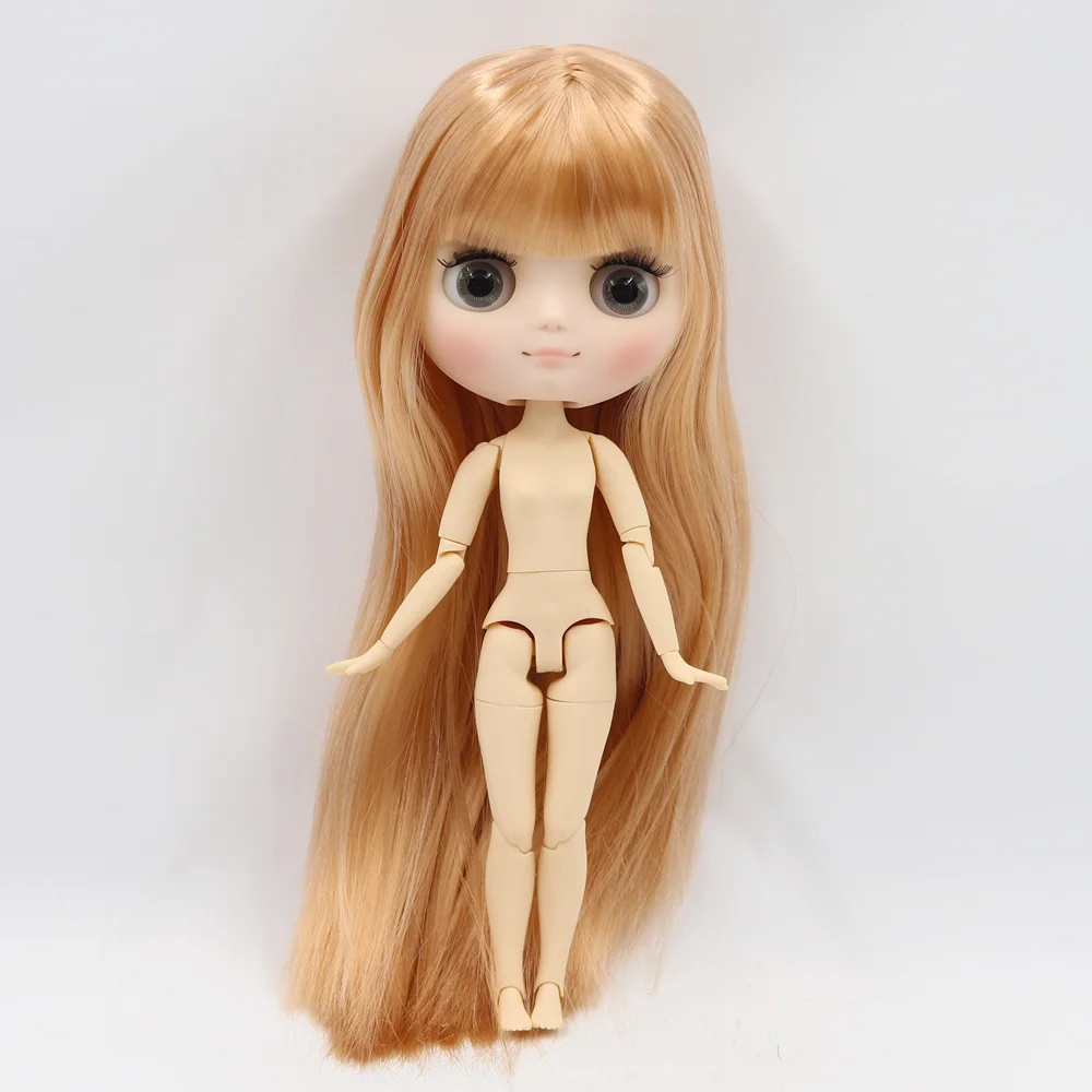 Кукла Middie blyth, Обнаженная, 20 см, шарнирное тело, матовое лицо с макияжем, серые глаза, мягкие волосы, сделай сам, игрушки, подарок с жестами