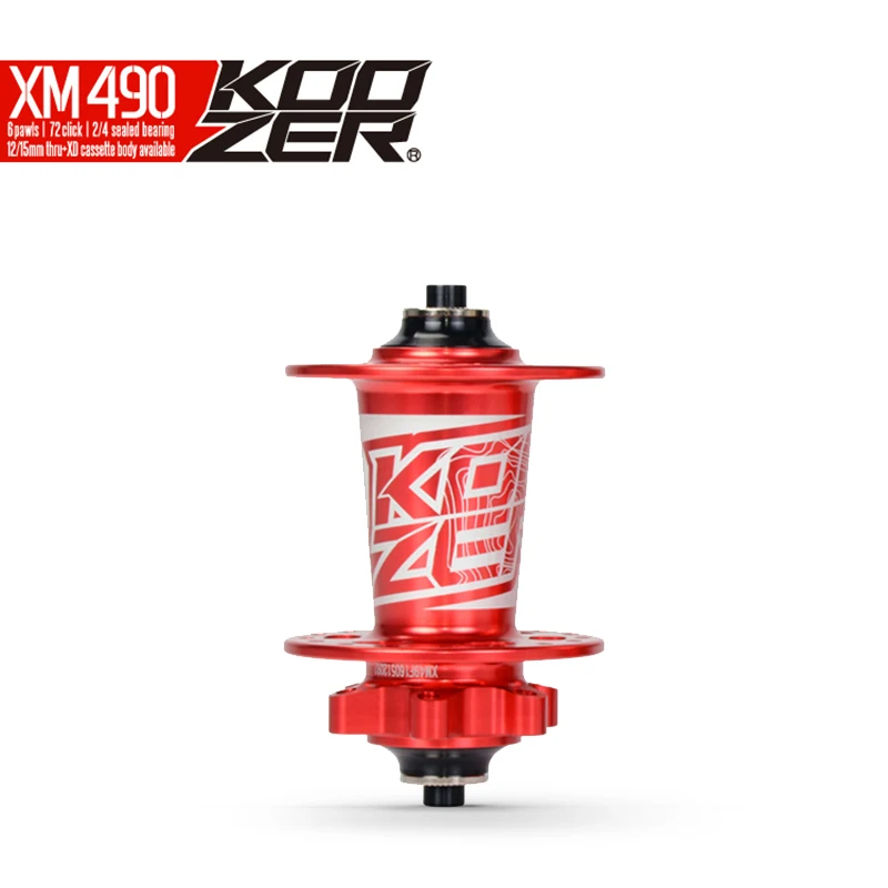 Передняя Ступица Koozer XM490 MTB дисковые тормозные передние ступицы QR 9x100 мм THRU 15x100 32