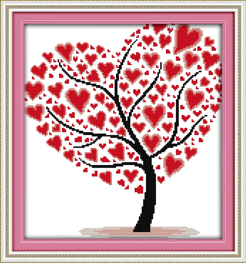 Набор для вышивки крестом Love Tree набор рукоделия вышивка крестиком в китайском