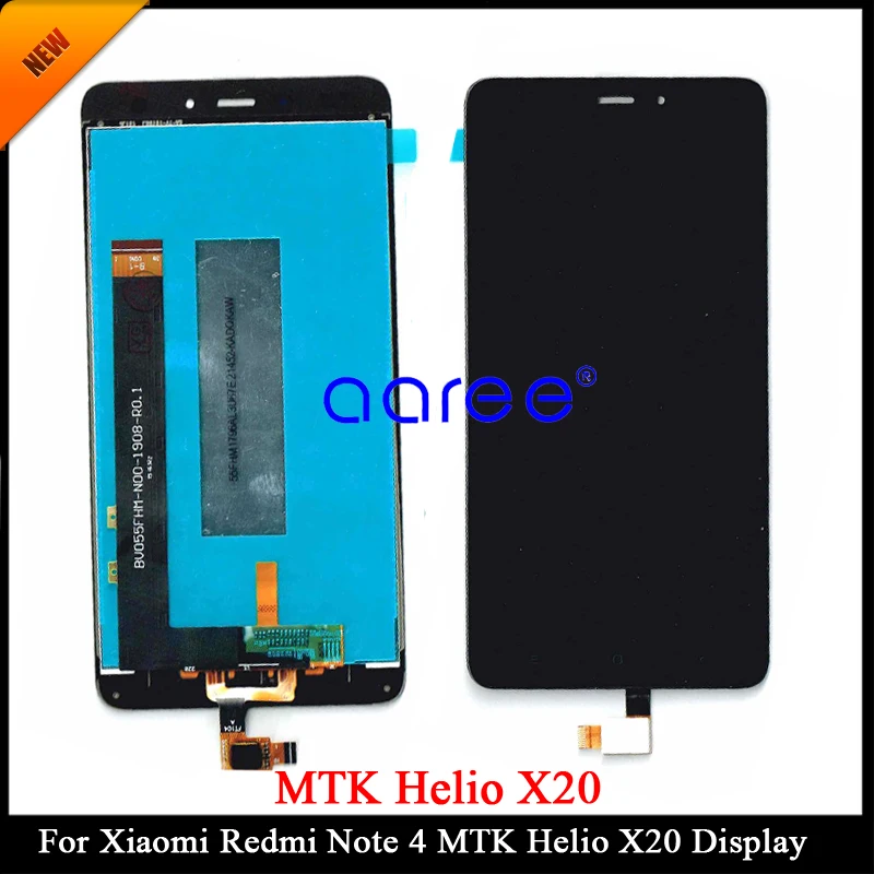 100% протестированный класс AAA для Xiaomi Redmi Note 4 ЖК-дисплей ЖК-экран сенсорный