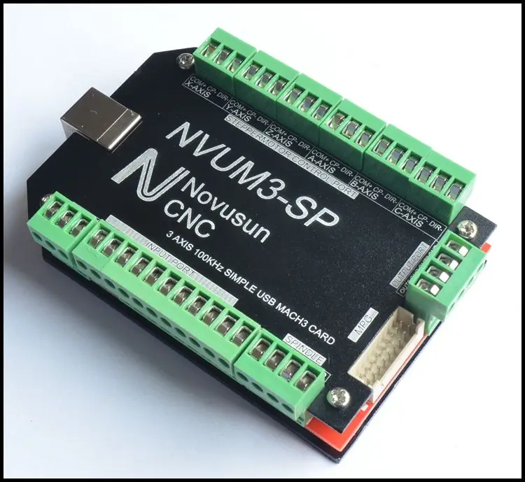 Новый драйвер шагового двигателя 3/4/5/6 Axis 100 кГц разделительная Плата USB MACH3 cnc