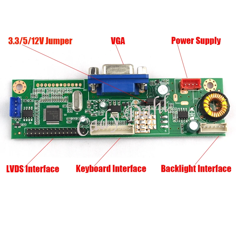 VGA LVDS 30-контактный драйвер монитора 