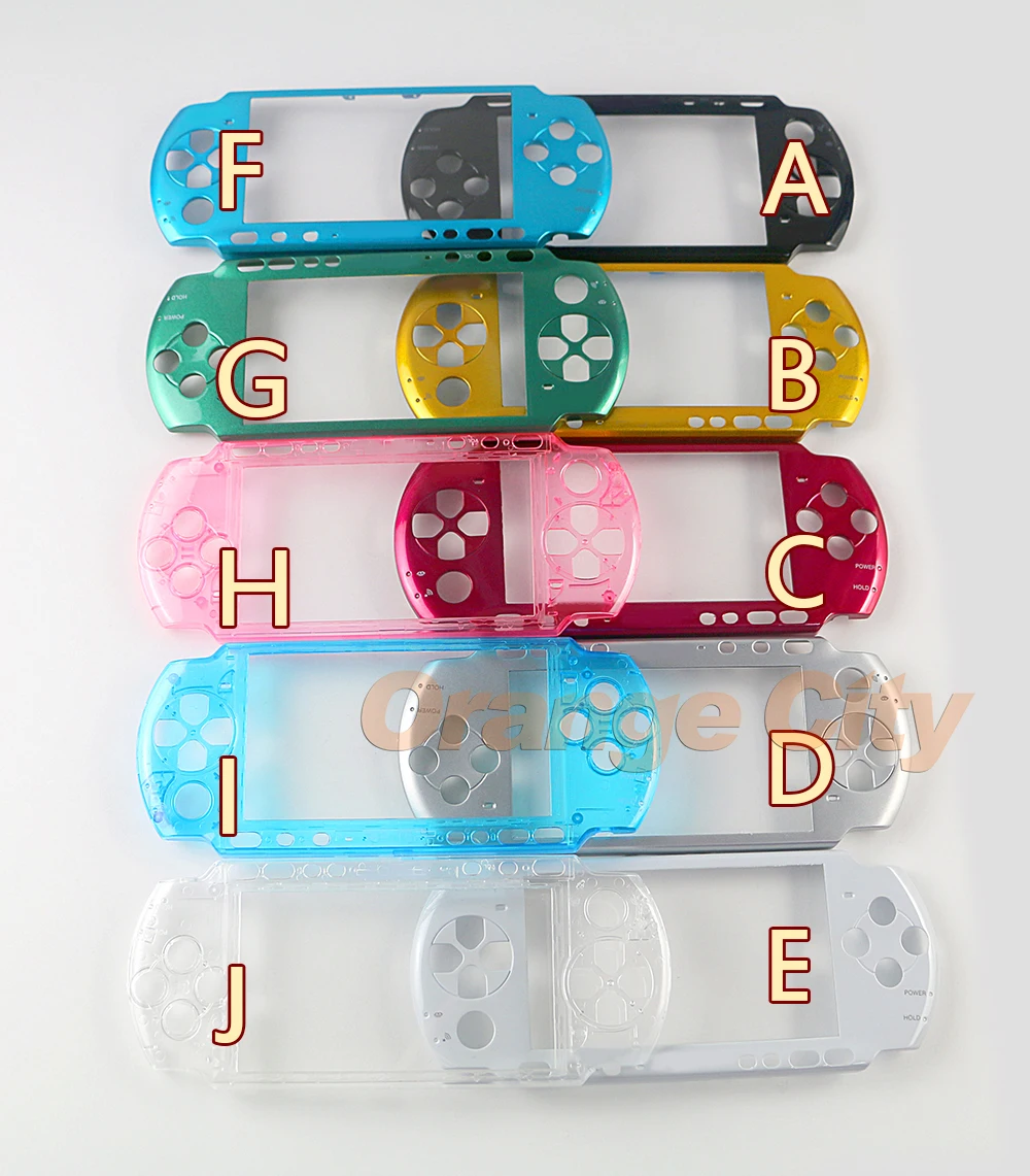 2 шт./лот новый корпус верхняя Передняя Лицевая панель для PSP3000 чехол оболочка с