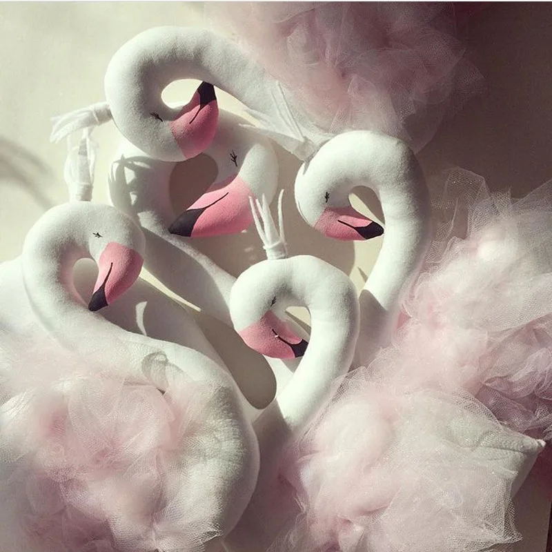 Новинка модная детская подушка для сна в виде лебедя с короной украшение детской