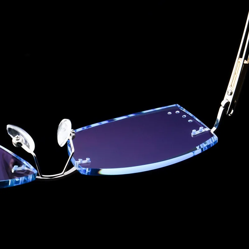 Cubojue оптические очки Для мужчин без оправы Diamond 1 61 MR 8 67 градиентные линзы анти