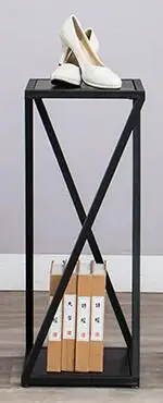Nakajima полка напольная витрина для магазина одежды. Двухрядные боковые полки параллельные брусья боковые вешалки. 089