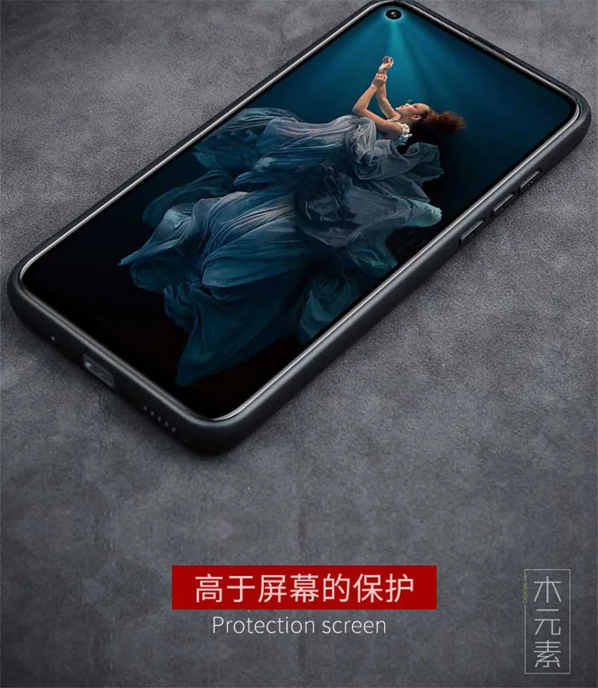 Резной деревянный ящик для huawei Honor 20 противоударный чехол TPU бампер чехол для huawei Honor 20 чехол деревянная оболочка Honor 20 Pro