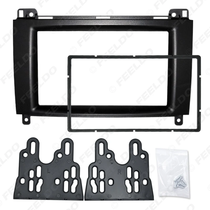 Рамка для стереосистемы 2DIN FEELDO Mercedes-Benz B200/A-Class (W169)/B-Class (W245) аудиорамка комплект