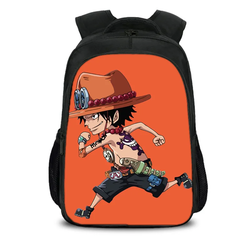 Japanese Anime One Piece Backpack FNNA UT Ace Zoro Sanji Luffy Women Men Casual Bag Boys Girls School Bags Laptop Mochila Bolsa | Багаж и