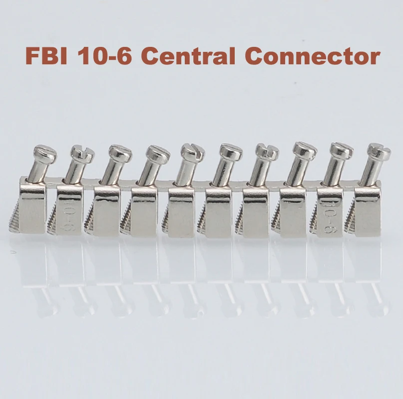 

FBI10-6 Central Connector Short Circuit Connection Strip For UK2.5B UK5N UK-TWIN UKK5 Din Rail Terminal Block Parts 10/30/50Pcs