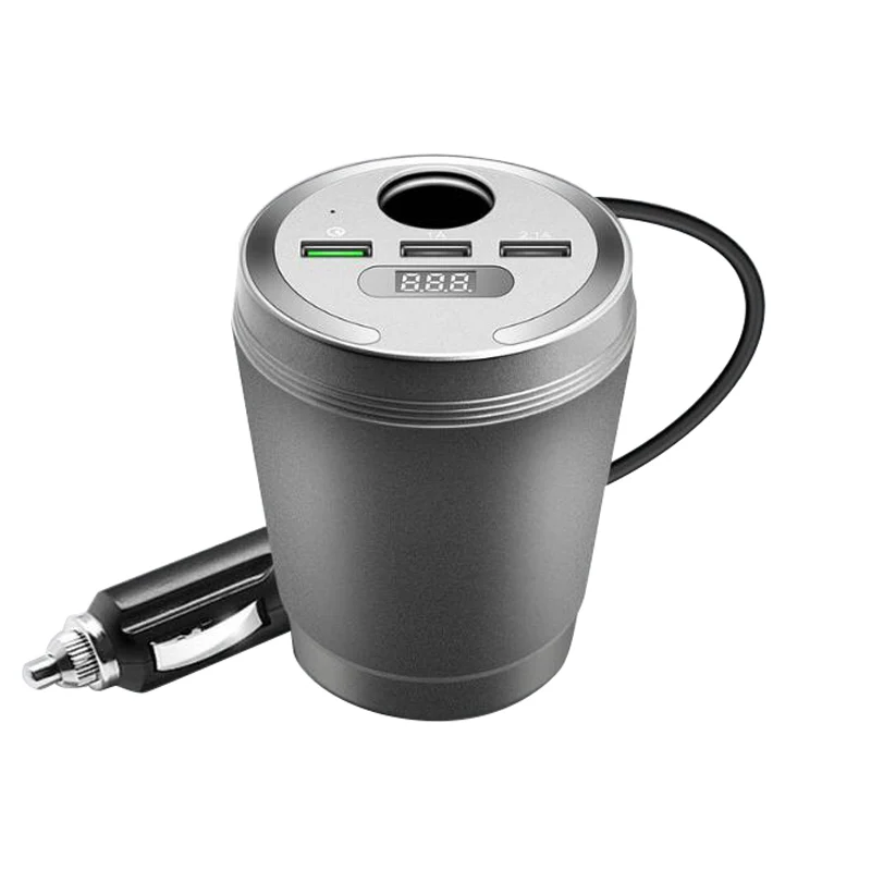 Bluetooth Автомобильный MP3-плеер fm-передатчик 3 выхода USB 1 А адаптер для прикуривателя