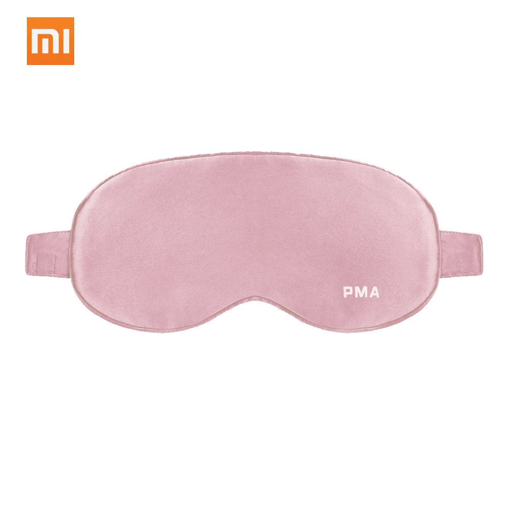 Шелковая маска для глаз Xiaomi PMA Graphene с подогревом 3 цвета зарядка через USB Быстрое