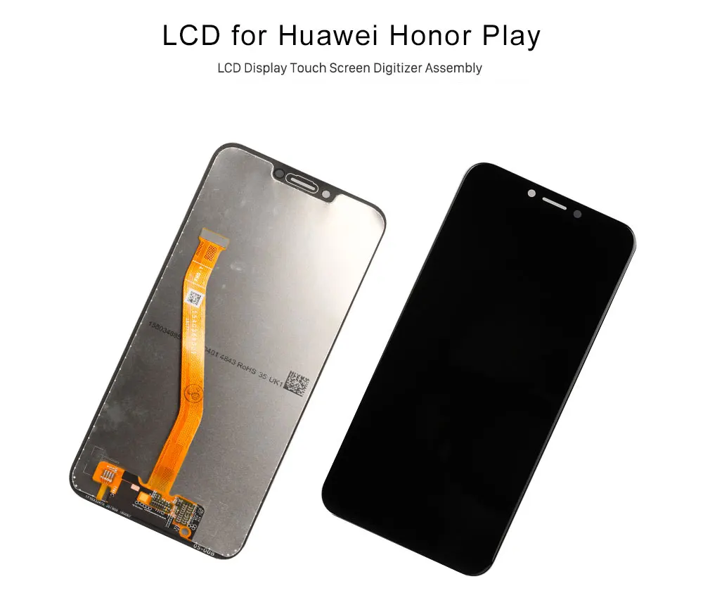 Для huawei Honor Play ЖК-экран протестированный AAA ЖК-дисплей+ сенсорный экран с рамкой Замена для huawei Honor Play 6,3 дюймов