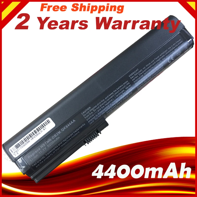 Аккумулятор для ноутбука HP EliteBook 2560p 2570p HSTNN UB2L I92C SX06|battery for hp|battery hp elitebookfor |