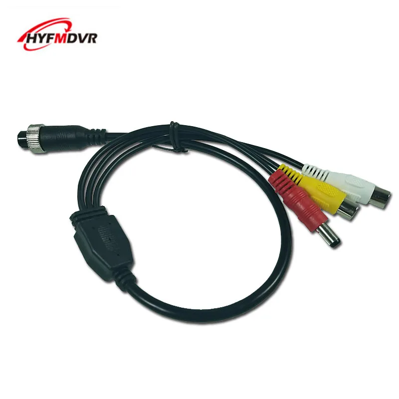 Pure Copper Wire Vehicle Monitoring 4PIN Shielded Cable Watering car Video Line for English/Russian Export | Автомобили и