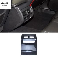 1pc car sticker abs carbon finber grain rear air conditioning outlet decoration cover for 2018 cadillac xt4 car accessories