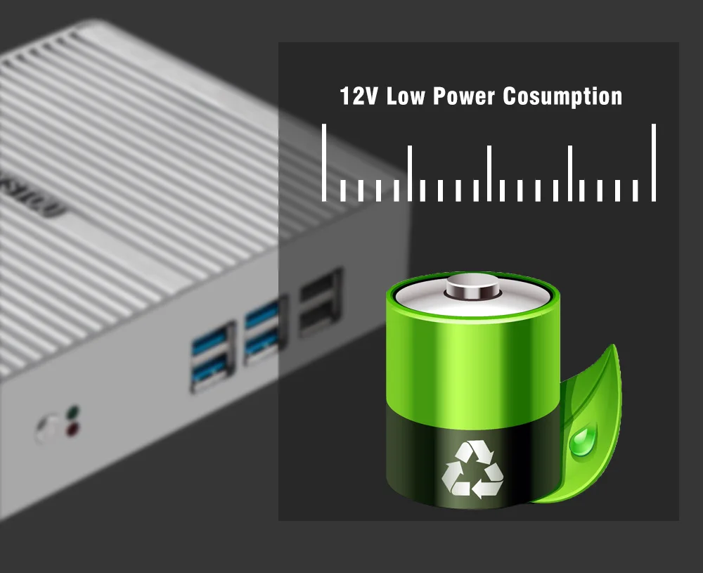 Core i5 7200U i7 5550U HYSTOU Мини ПК Windows 10 HDMI VGA двойной дисплей порт мини HTPC мини компьютер Linux i3 7100U 4K ТВ коробка ПК