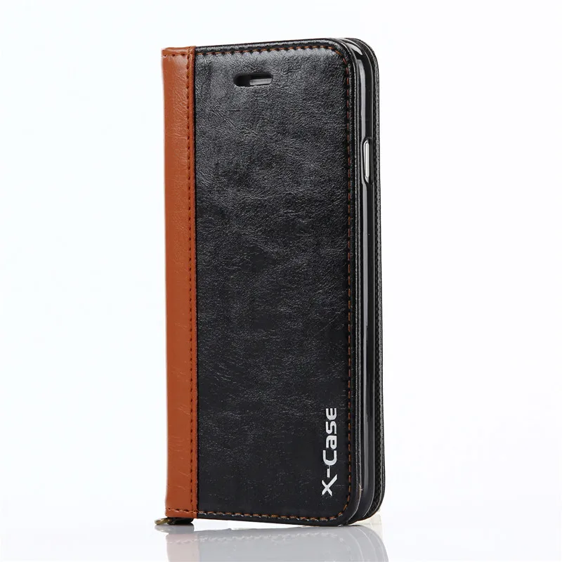 Флип чехол из натуральной кожи для iphone 8 7 6 Plus 5|case for iphone|wallet casecase 5 |