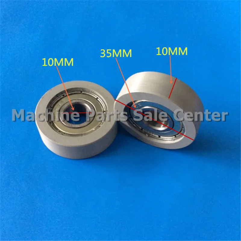 SWMAKER 10*35*10 мм F образная пластиковая посылка лоновая упаковка шкив с подшипником