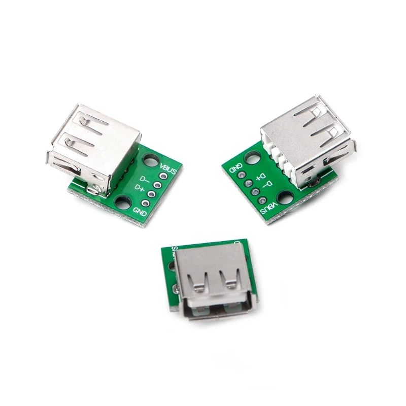 10 шт. USB 2 0 гнездо для DIP 4P разъем адаптера 54 мм сварная плата # W0823S #|socket connector|l