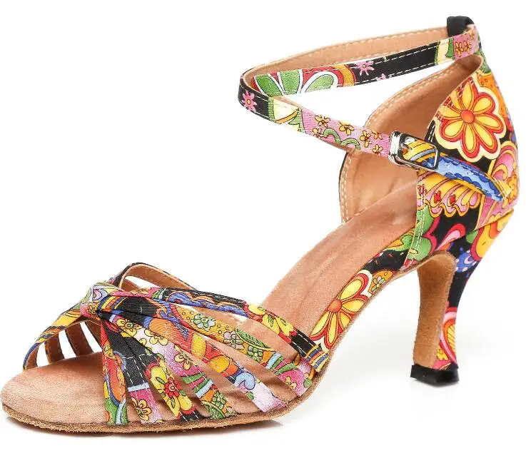 yellow heel 6cm Латиноамериканские бальные танцы обувь дамы Salas обувь джаз Профессиональная Обувь для танцев латинские танцевальные туфли мягкая подошва Новинка JuseDanc - Цвет: yellow heel 6cm