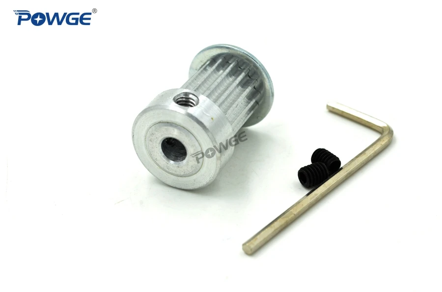 Зубчатый шкив 3GT POWGE 1 шт. 16 зубьев отверстие 5/6 35/8 мм для ширины 15 GT3 3MGT синхронный