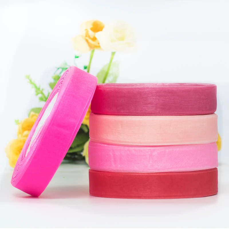 50 ярдов/партия ленты из органзы 5/8 дюйма (15 мм)|packaging decoration|organza ribbonribbon decoration |