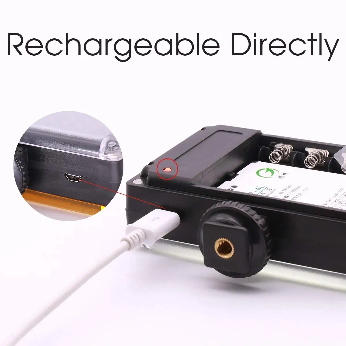 Rechargeble 96 LED видео свет карманный миниатюрный светодиодный магнит