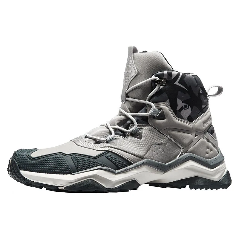 light gray winter Rax мужские водонепроницаемые походные ботинки, уличные профессиональные горные треккинговые ботинки, кожаные тактические ботинки для мужчин, светильник, походная обувь - Цвет: light gray winter