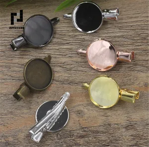 Набор украшений для волос BASEHOME, 10 шт.лот, Безель для кабошона, 18 мм