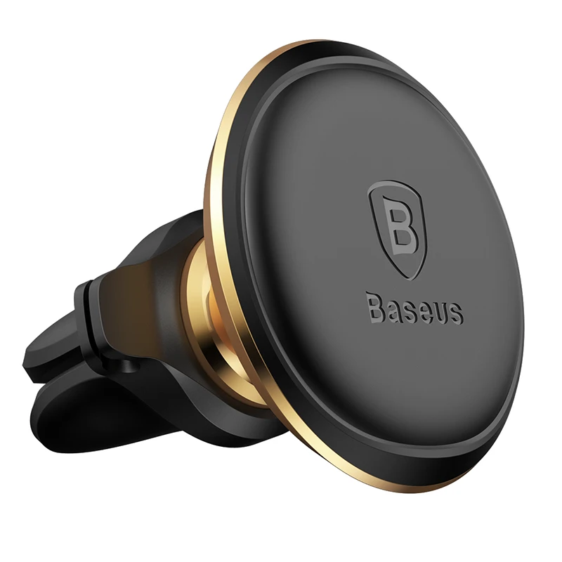Gold Baseus Кабельный органайзер магнитный автомобильный держатель для телефона для iPhone Xs Max X samsung автомобильный магнитный держатель для мобильного телефона - Цвет: Gold