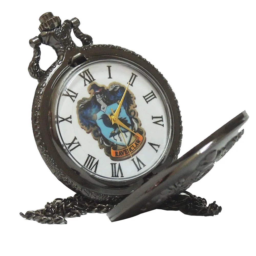 Гарри Поттер Хогвартс колледж Ravenclaw Орел цветной циферблат кварцевые карманные