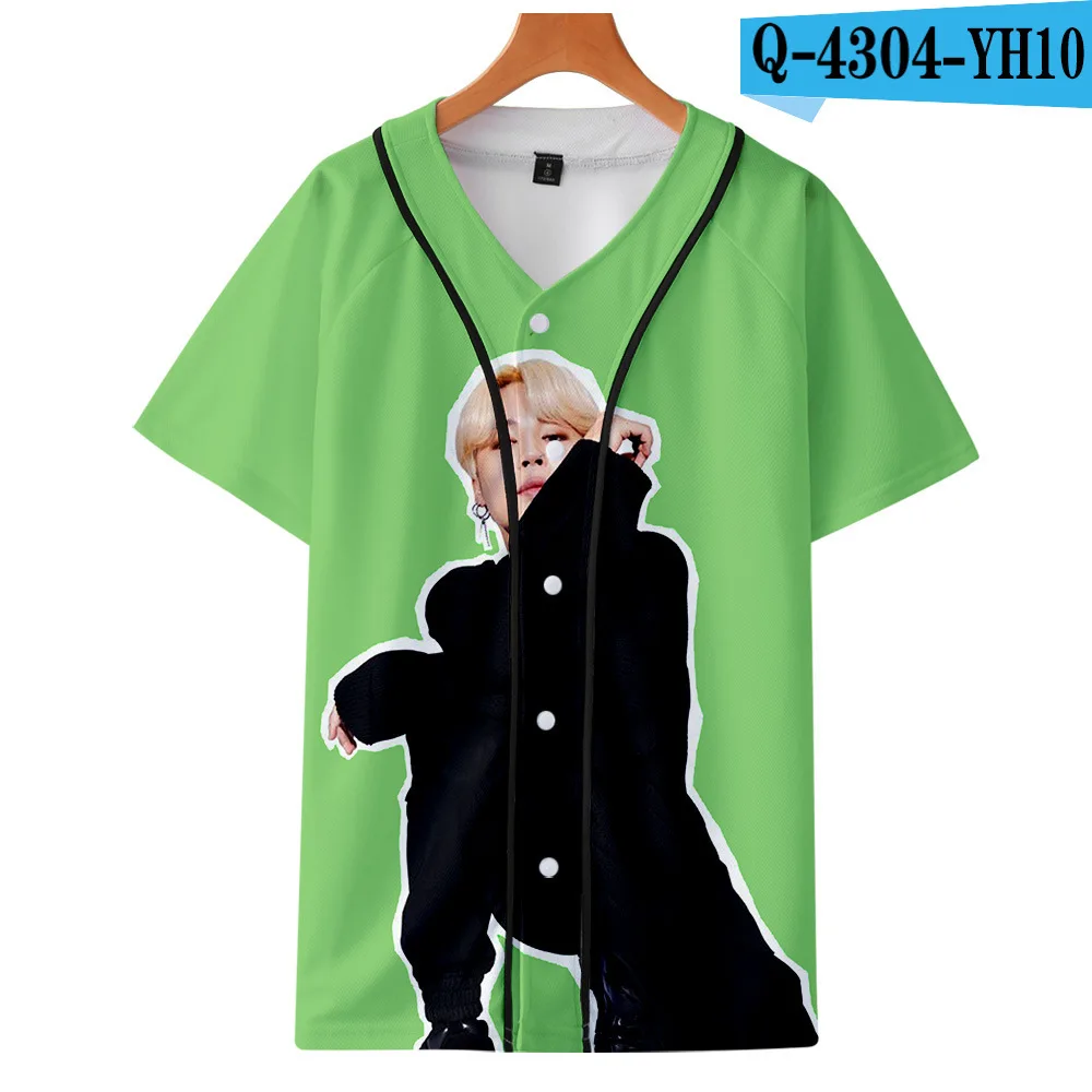Футболка с коротким рукавом Kpop EXO JIN SUGA женский корейский Свободный кардиган