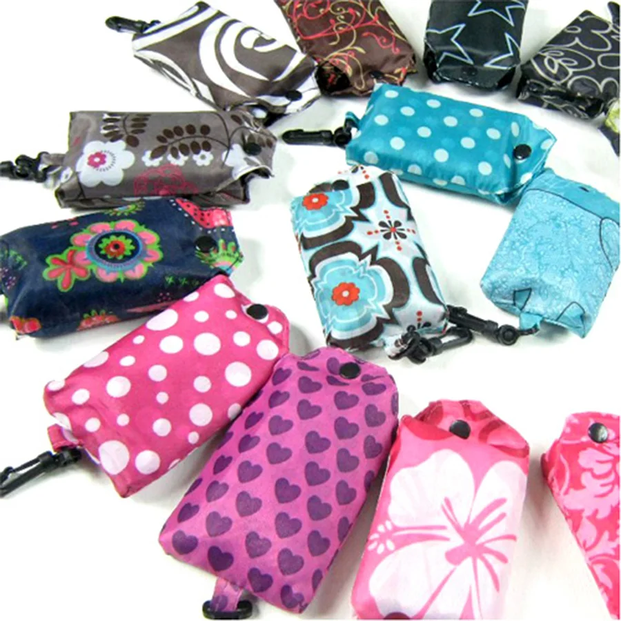 Карманная квадратная сумка для покупок Экологически чистая Складная