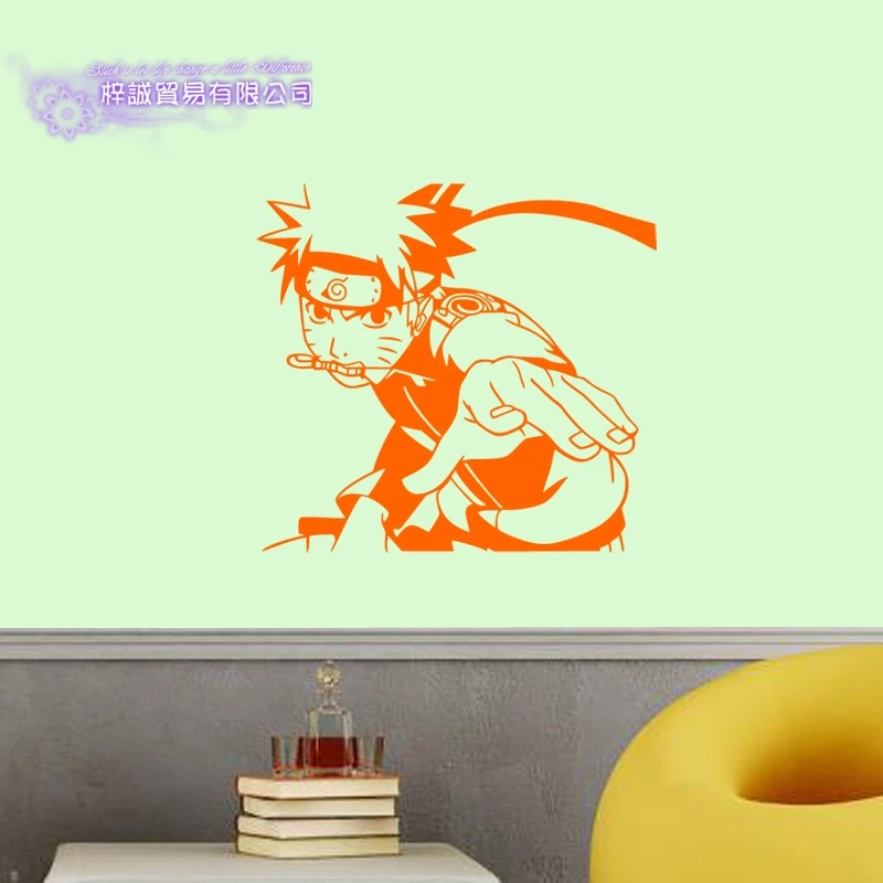 Виниловая наклейка на стену Наруто декоративное украшение для дома стикер