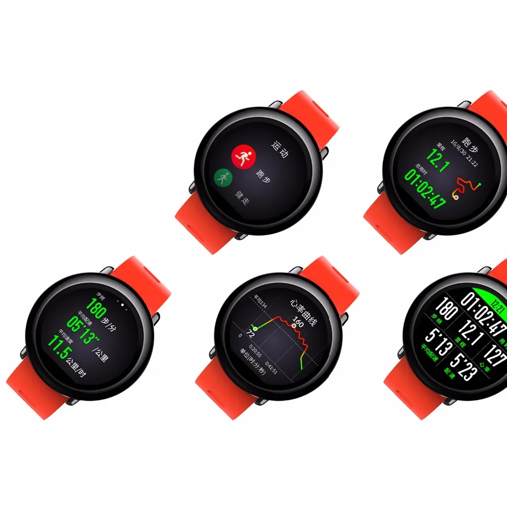 Спортивные часы Xiaomi Huami Amazfit с GPS ГЛОНАСС пульсометром Bluetooth 4 0 ble + WiFi|heart rate|watch sport