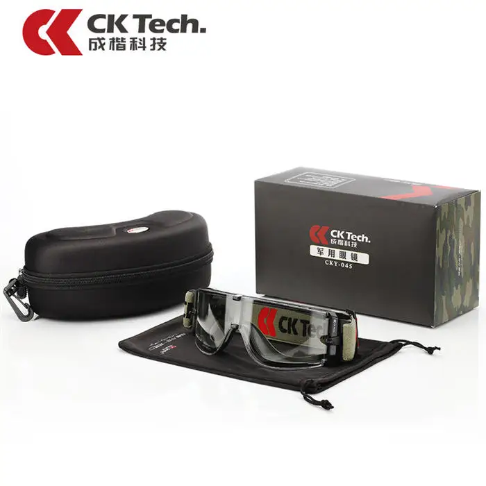 army transparent CK Tech. Мужские армейские защитные очки, противотуманные тактические очки CS, противоударные военные защитные очки для стрельбы - Цвет: army transparent