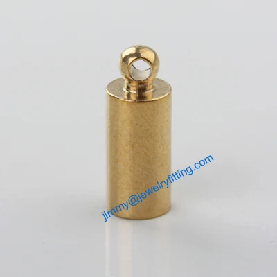 Jewelry findings Metal End caps for laether cord; crimp end cap; chain end caps 5*13mm 2000pcs