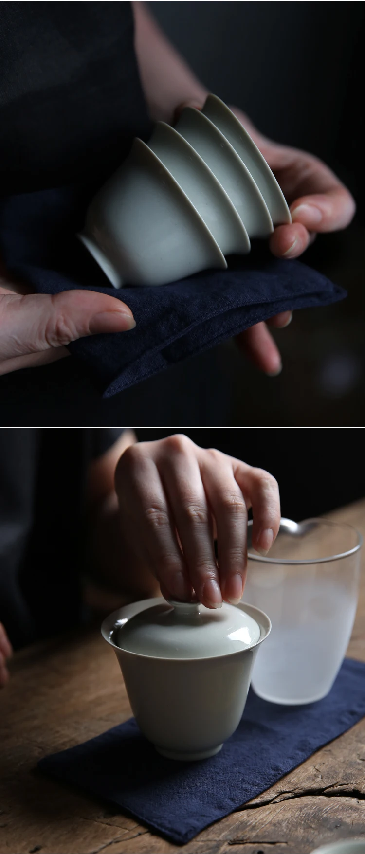 TANGPIN керамический чайник gaiwan Чайные чашки китайский портативный дорожный чайный набор с сумкой для путешествий