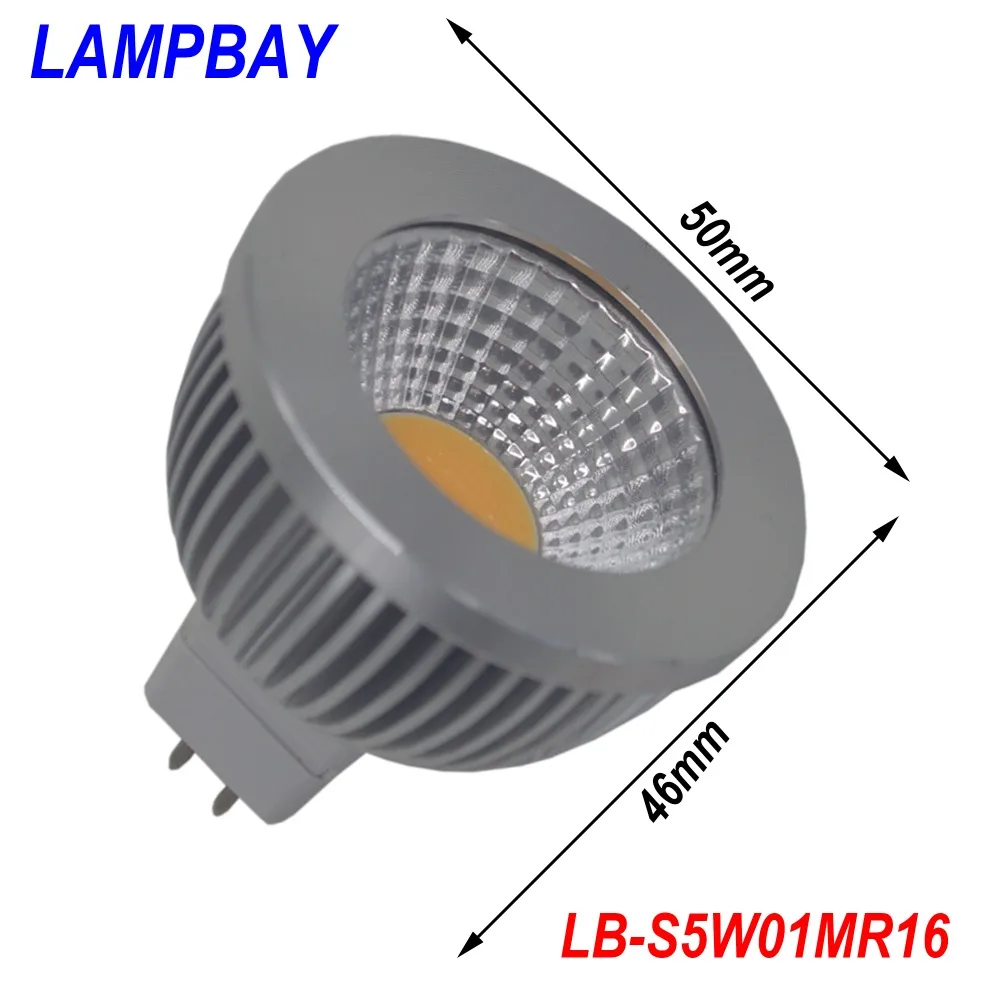 Из светодиодов шарика 5 Вт MR16 высокое качество COB 120 град. 12 В светильник|led spotlight