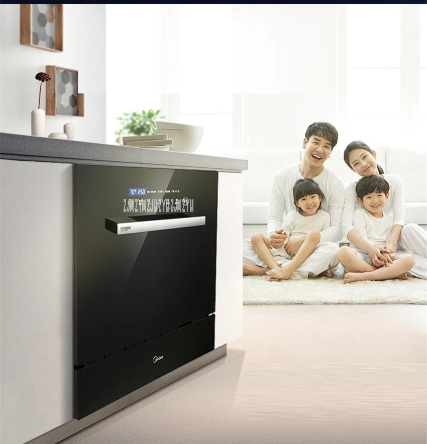 WQP8-W3908T-CN интеллектуальные WI-FI автоматический посудомоечная машина стерилизации сушки экономии энергии и воды Washdisher встроенный