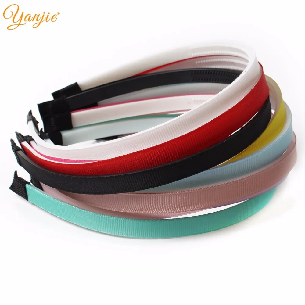 Ободок с зубцами Женский пластиковый однотонный 20 шт./лот 1 см|Аксессуары для