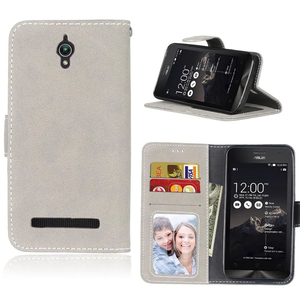 Чехол для ASUS ZenFone C ZC451CG Z007, 4,5 дюйма, чехол для Zenfone C+, бесплатный подарок, флип-чехол-кошелек, сумка для Asus ZenFone C ZC451CG