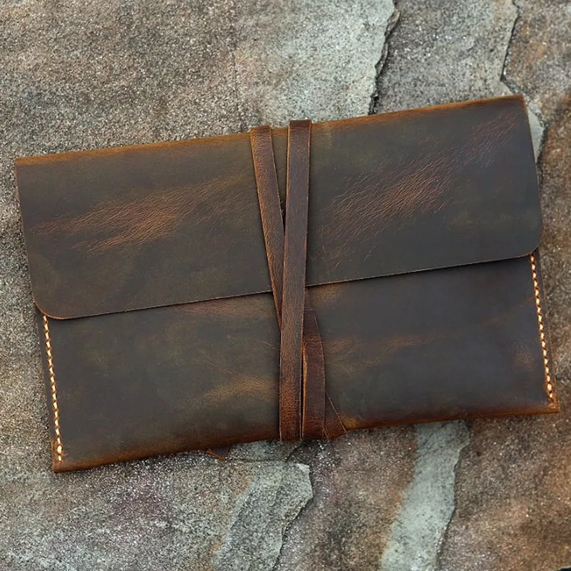 Чехол Kindle Paperwhite из потертой кожи простой коричневый кожаный Ретро чехол для Voyage