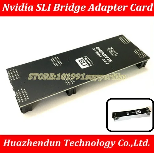 Новые поступления видеоразъем nVidia SLI Bridge PCI E 2 сторонняя мягкая 3way 4way жесткая